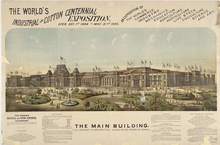 1884 – 1885: New Orleans World’s Fair